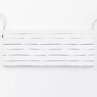 Bankauflage Stripes On White