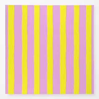 Tischdecke Streifen rosa gelb