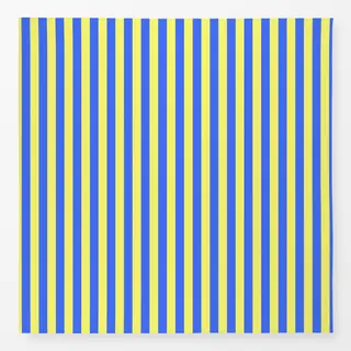 Tischdecke Fun House Stripes Blue Yellow