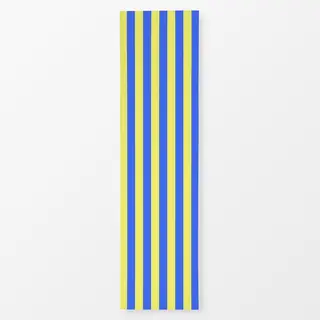 Tischläufer Fun House Stripes Blue Yellow