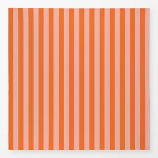 Tischdecke Blockstreifen Lachs Orange