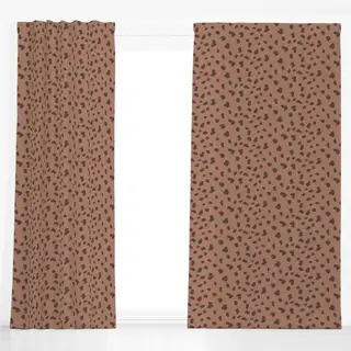 Dekovorhang Wild Cat Brushstrokes puce
