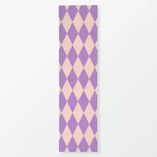 Tischläufer Argyle flieder rosa