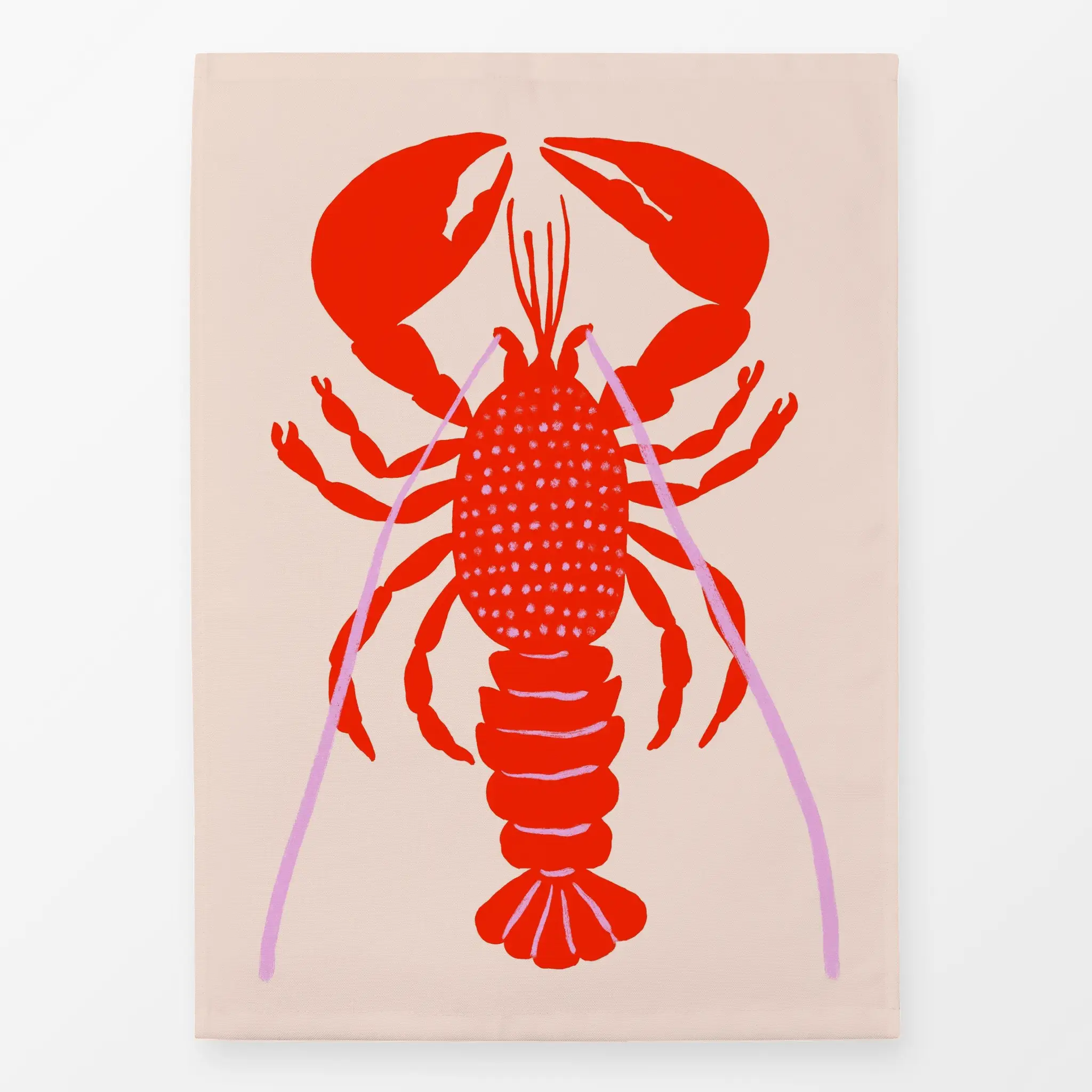 Geschirrtücher Summer Lobster - Sommer, Tiere, Küche, Essen & Trinken - von „Julia Schumacher"; Meer, Meerestiere, Sommer, s...