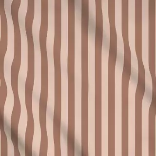 Meterware Streifen in Mocha Mousse hell
