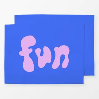 Tischset Fun House Fun