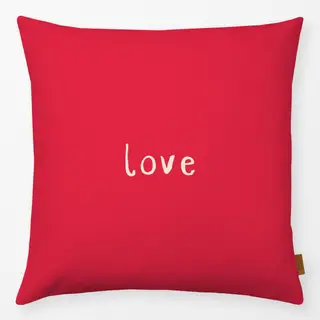 Kissen Love Love rot