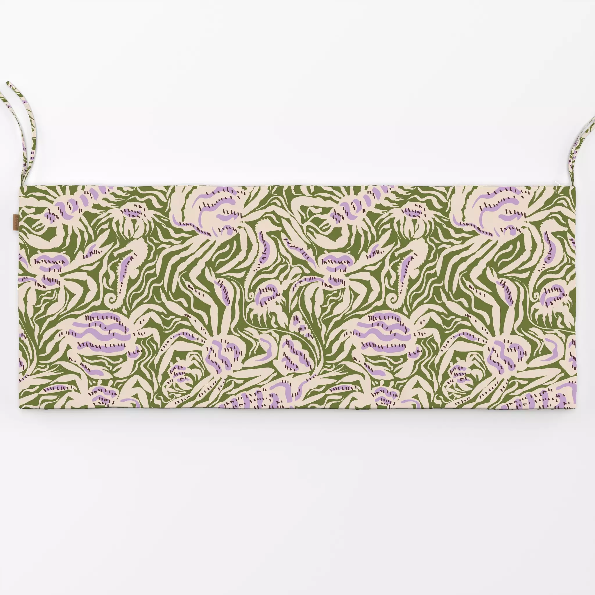 Bankauflage Krebse und Langusten - Sommer, Tiere - von „Julia Schumacher"; abstrakt, Strand, Seepferdchen, wellen, maritim, ...