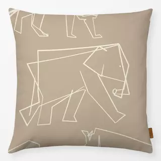 Kissen Big Five beige