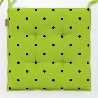 Sitzkissen Polka grün