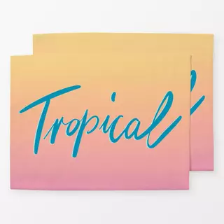 Tischset Tropical