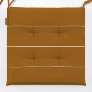 Sitzkissen Streifen braun beige