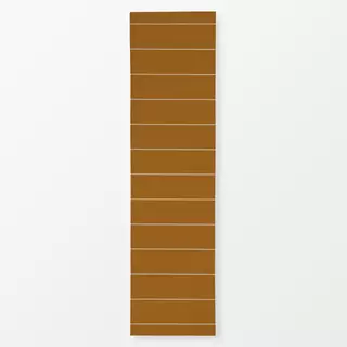 Tischläufer Streifen braun beige
