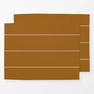 Tischset Streifen braun beige