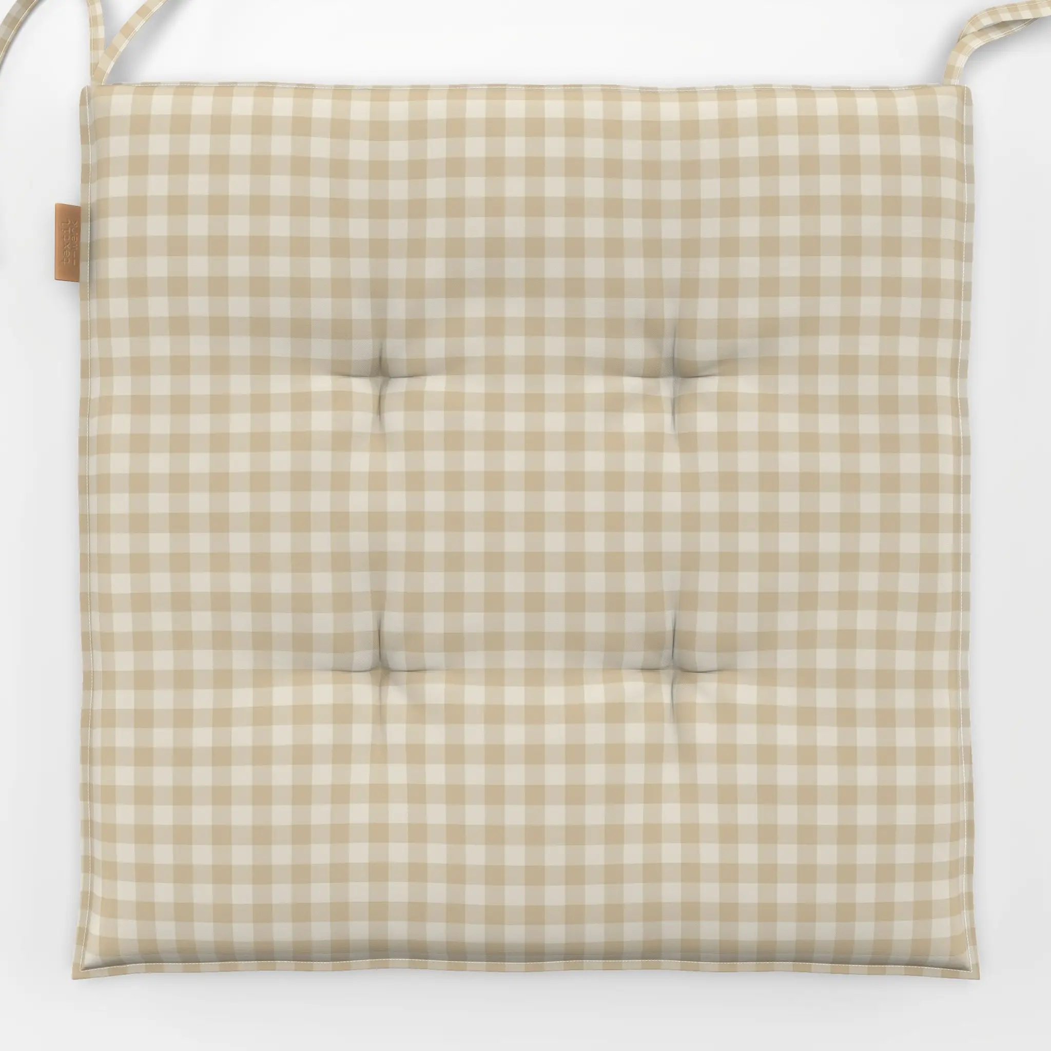 Sitzkissen Sitzkissen Landliebe Karo beige