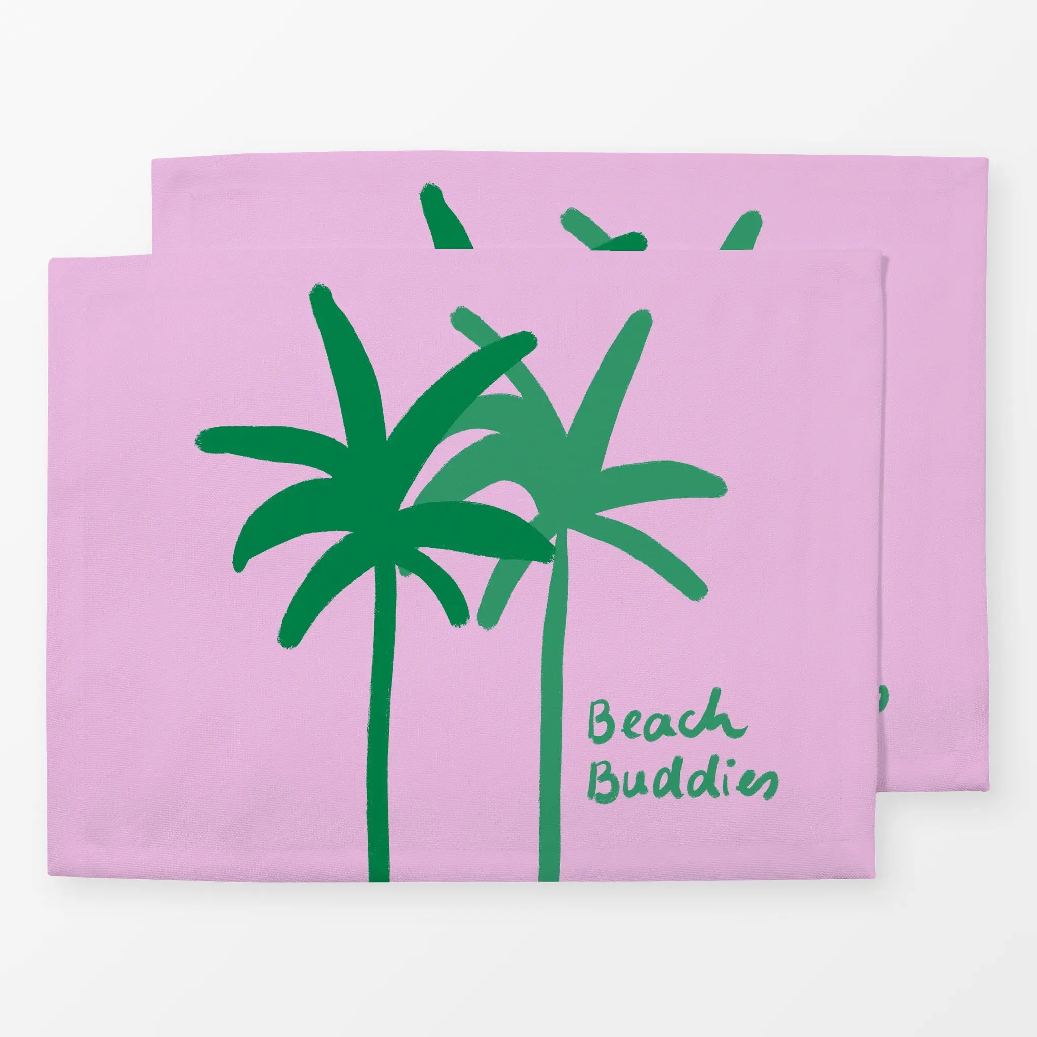 Tischset Summer Palms, tropisch, Spruch, Sommer, von Julia Schumacher