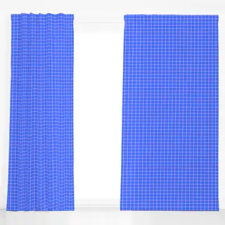 Dekovorhang blue