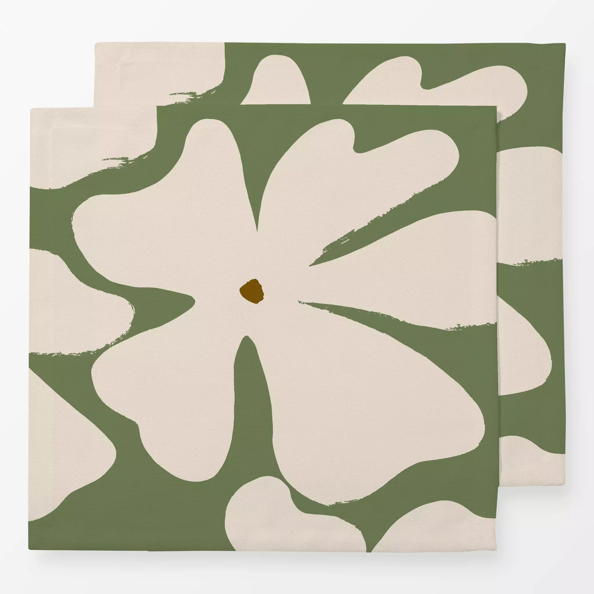 Servietten Flores prado - Blumen & Florales, Sommer - von „Julia Schumacher"; minimal, Blumen, Garten, Sommerblumen, floral,...