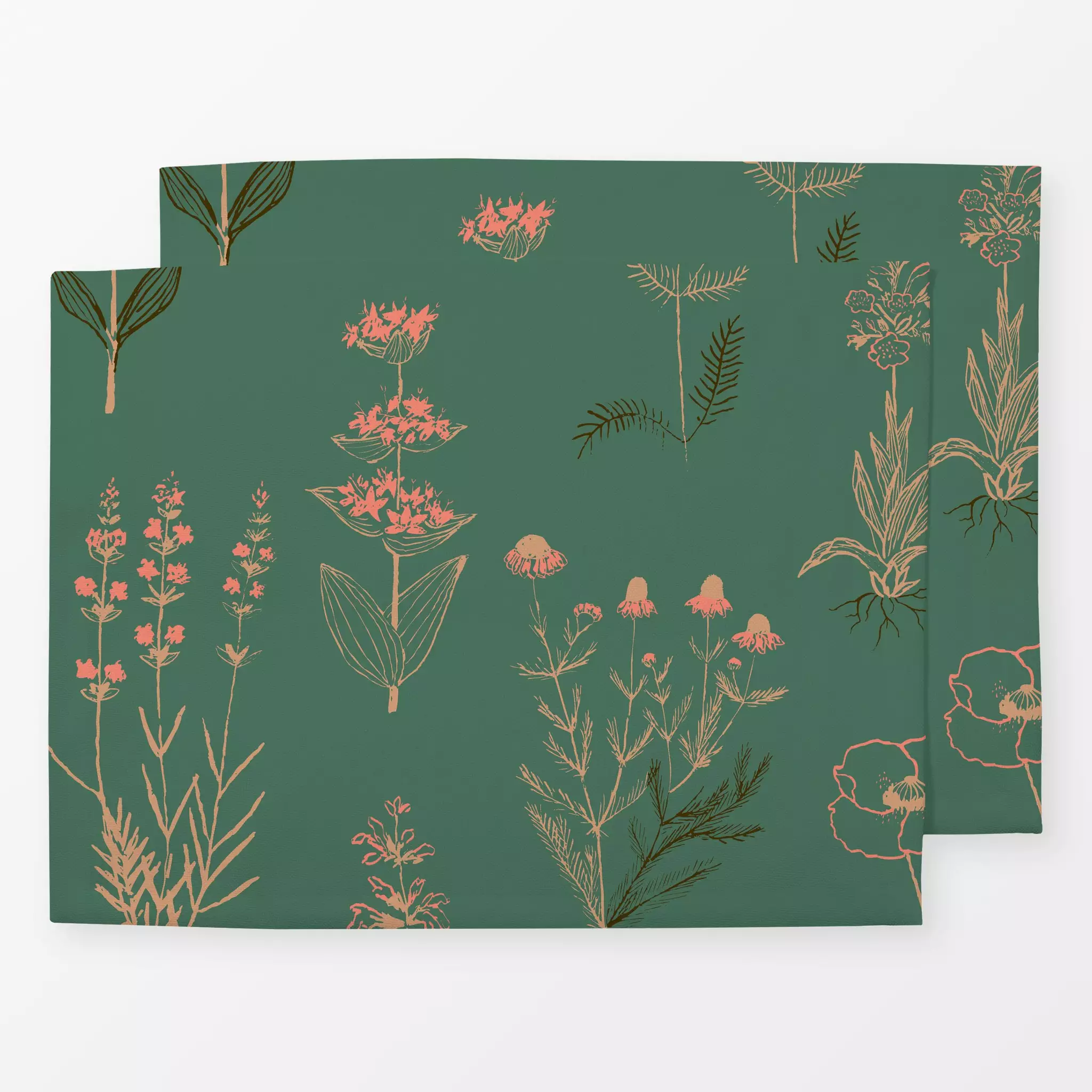Tischset Tea Time Floral, Blumen, Sommer, von Julia Schumacher
