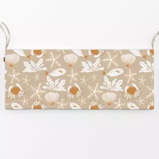 Bankauflage Erinnerungen ans Meer beige