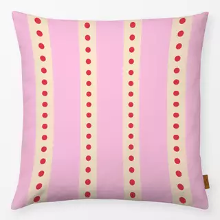 Kissen Streifen mit Dots