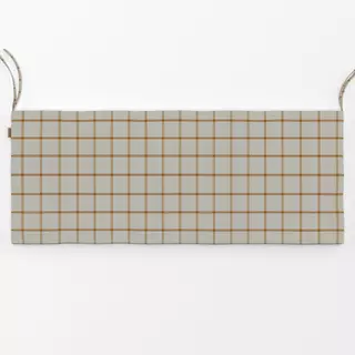 Bankauflage Karo beige