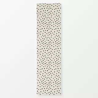 Tischläufer Black Dotty blanko