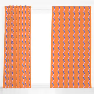 Dekovorhang orange