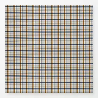 Tischdecke Karo blau braun