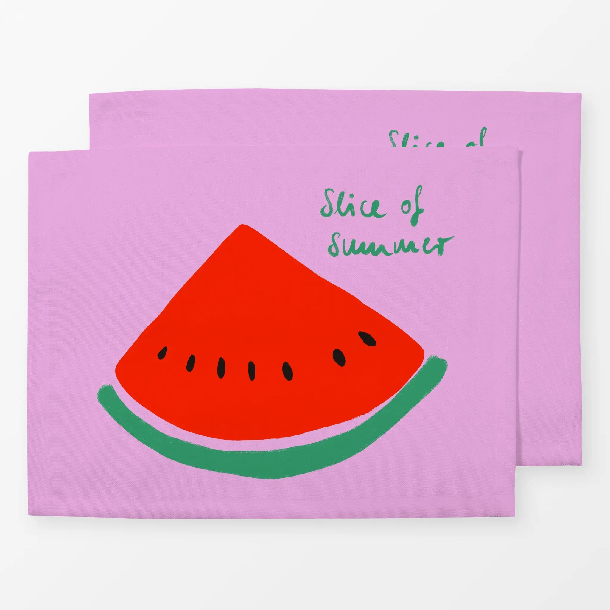 Tischset Summer Melon, Essen & Trinken, Früchte, Sommer, von Julia Schumacher