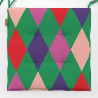 Sitzkissen Argyle bunt