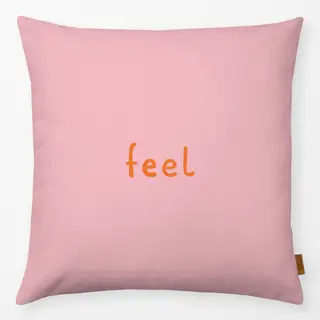 Kissen Love Feel rosa