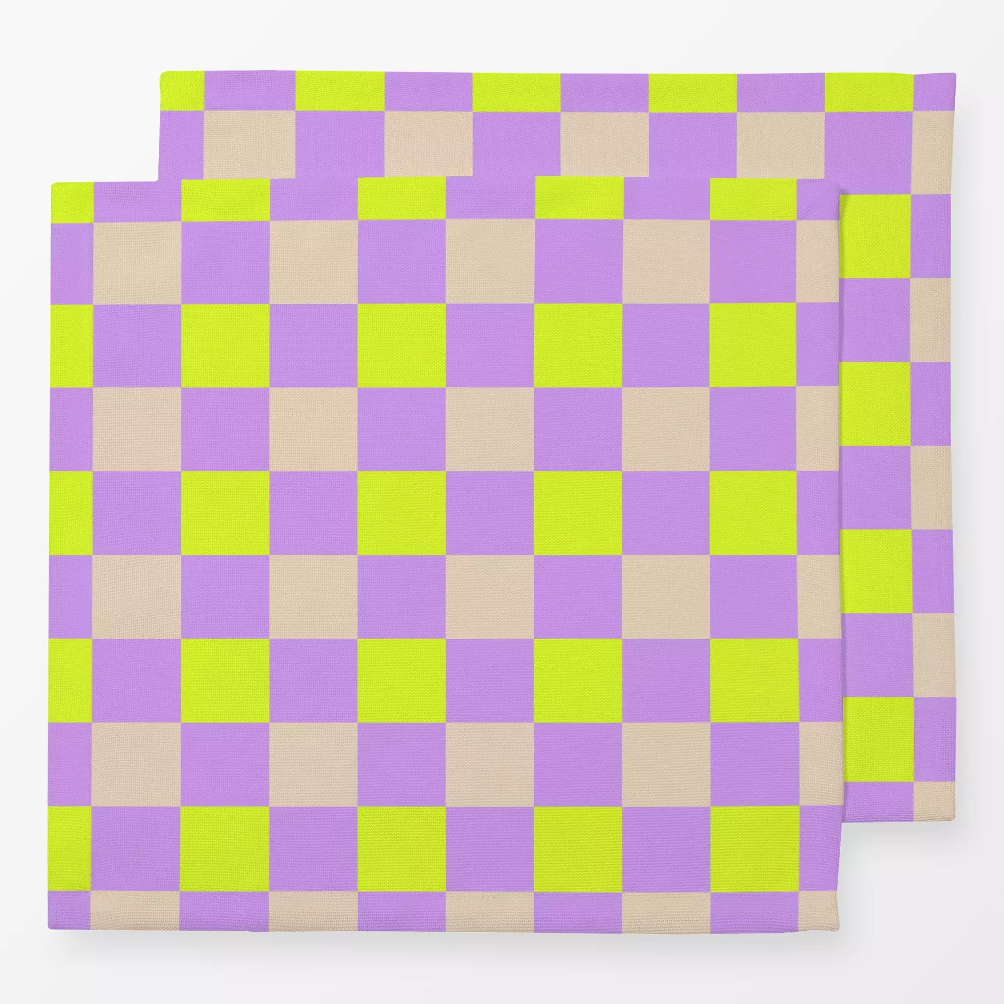 Servietten Fun Chess - Symbole & Muster - von „Julia Schumacher"; rosa, frisch, Karos, fun, funky, groovy