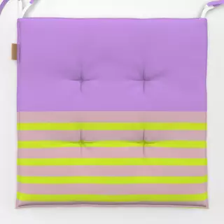 Sitzkissen Fun Stripes one yellow