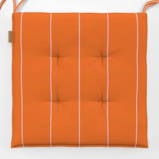 Sitzkissen Love dünne Streifen orange