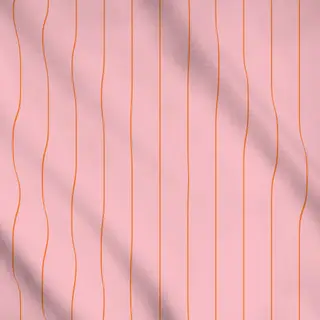 Meterware Love dünne Streifen rosa