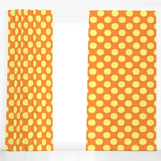 Dekovorhang orange