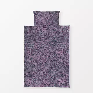 Bettwäsche Dark pine dots on lilac