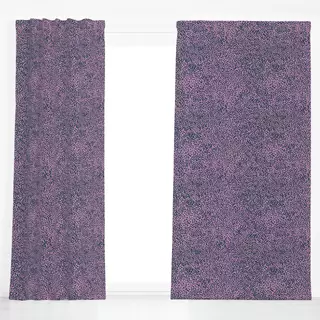 Dekovorhang Dark pine dots on lilac