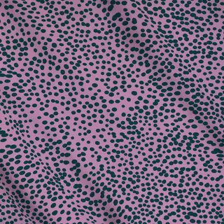 Meterware Dark pine dots on lilac