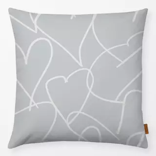 Kissen Amore grau