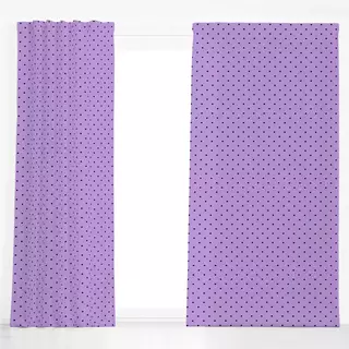 Dekovorhang Polka lila