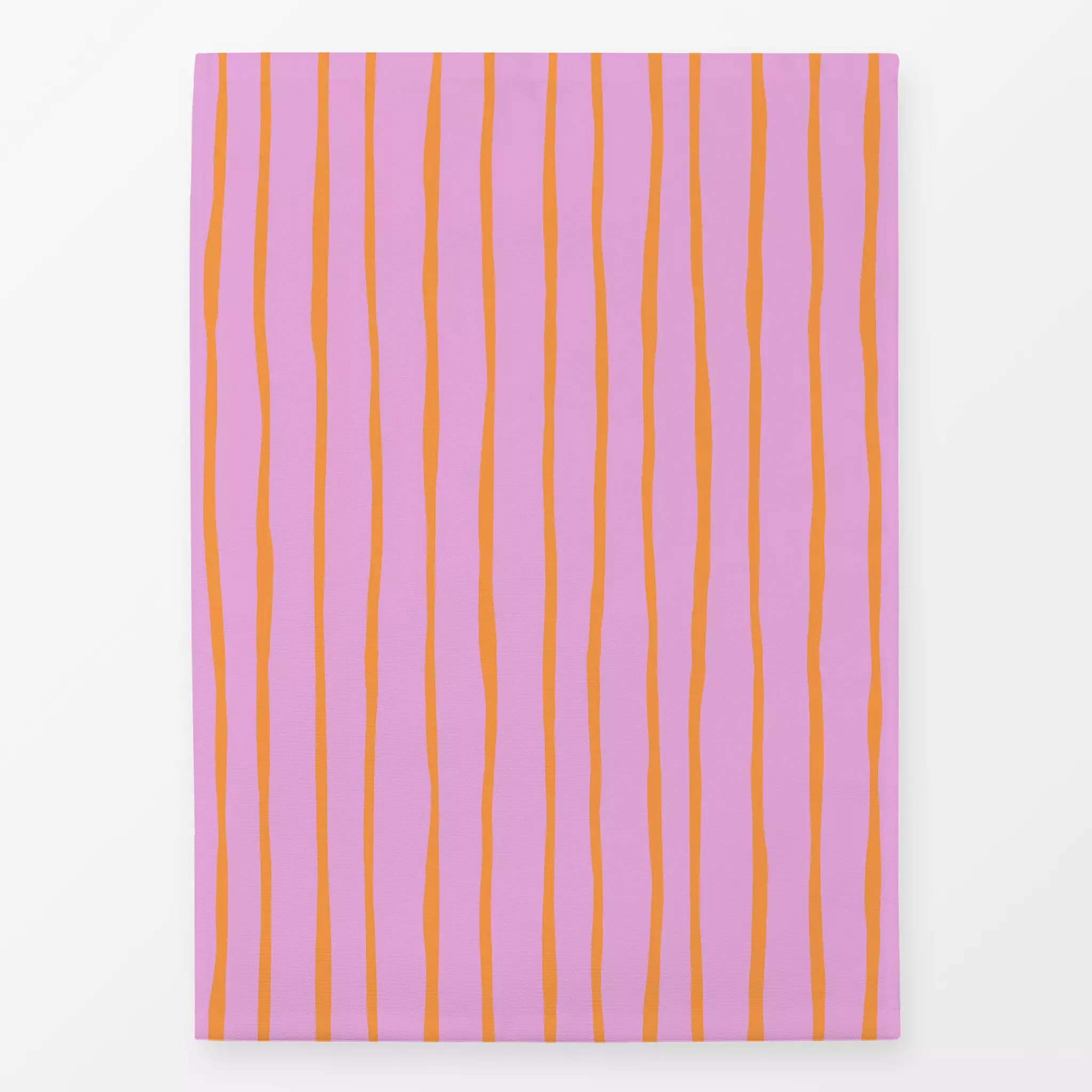 Geschirrtücher Malerischer Streifen rosa - Sommer, Symbole & Muster - von „Julia Schumacher"; Streifen, malerisch, pink, fri...