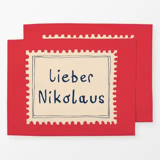 Tischset Lieber Nikolaus