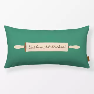 Kissen Nudelholz minzgrün