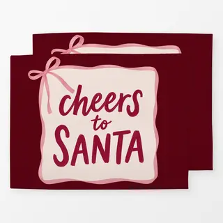 Tischset Cheers to Santa