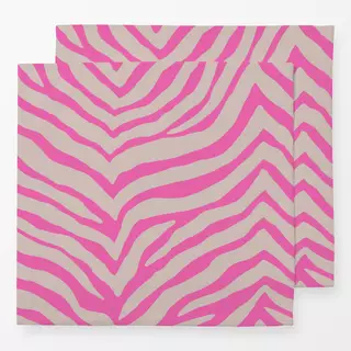 Servietten Zebra pink