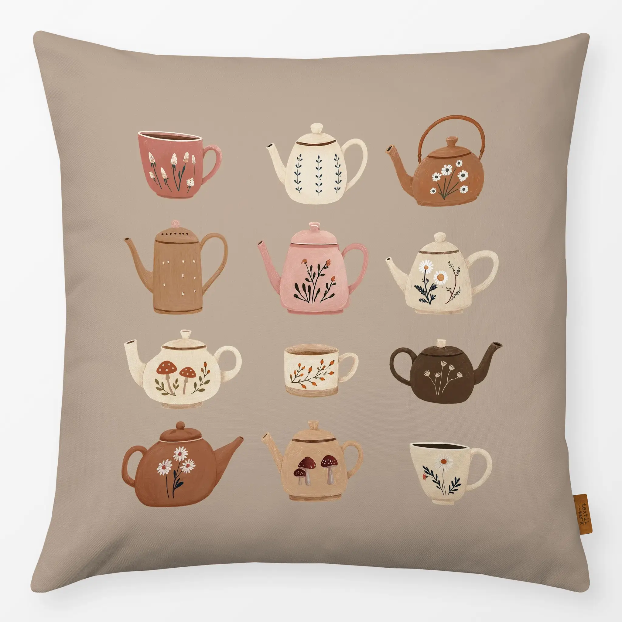 Kissen Kissen Kaffeekannen