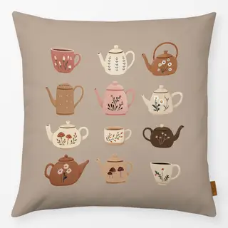 Kissen Kaffeekannen