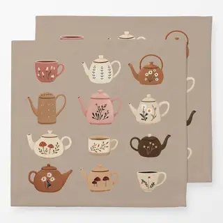 Servietten Kaffeekannen